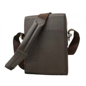 Louis Vuitton Bobby Monogram Glace Leather Shoulder Bag M46520 Cafe Men's